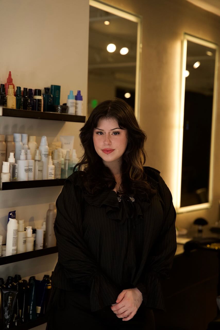 Olivia Biegel, hair extension specialist at Patrick Evan Salon, San Francisco
